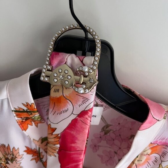 Lavender Brown Pink dress size M - Picture 1 of 5